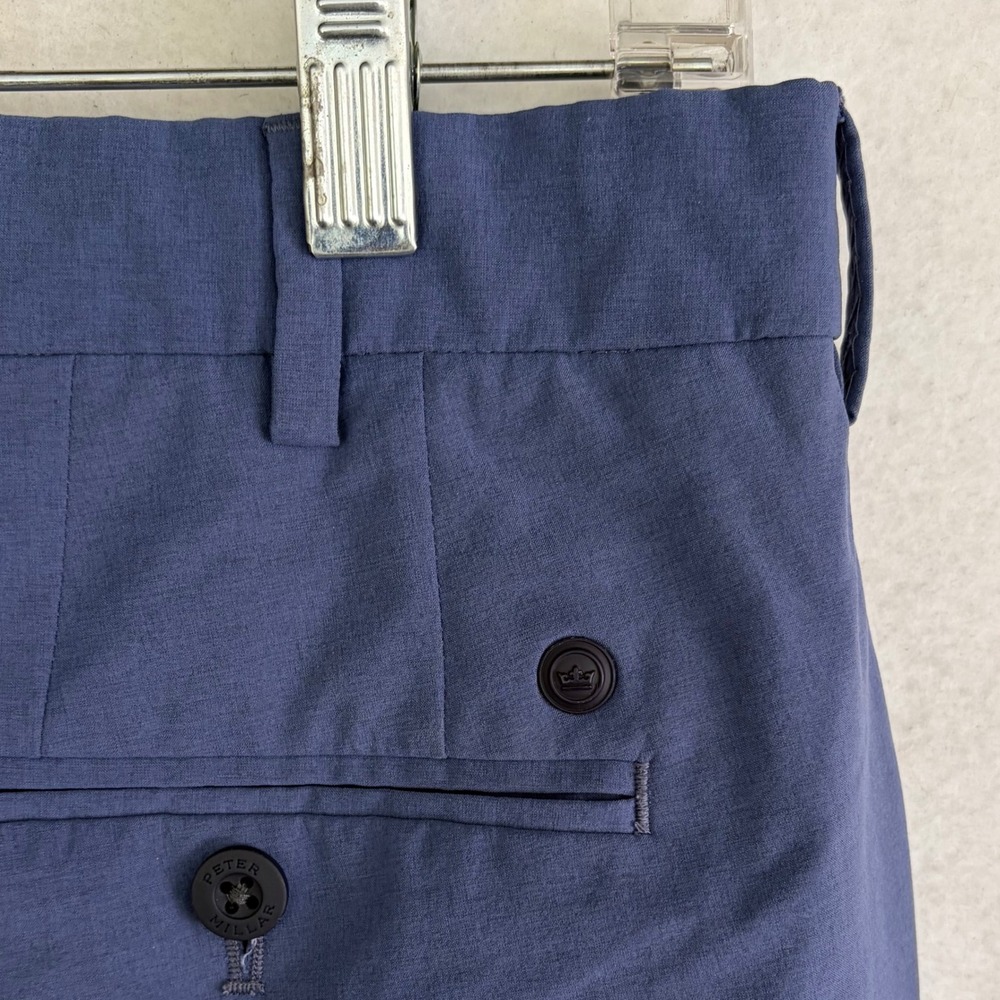 Peter Millar Crown Crafted Surge Performance Pants Galaxy Blue Men's Sz 33 Golf - Picture 6 of 11